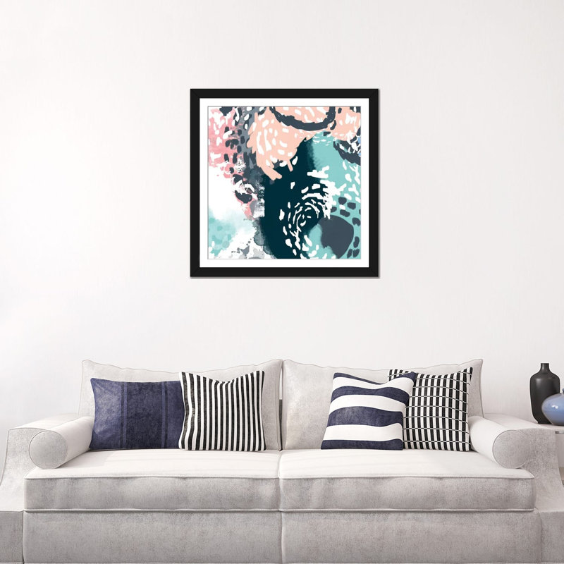 « août », impression sur toile, H 24 po x l 24 po x P 1 po, Papier d'art encadré noir