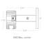 Tringle à rideaux simple 2 po Farrington-53599262-53599268