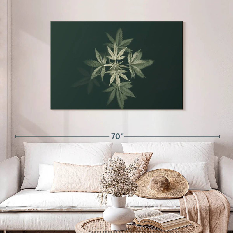 Marijuana en noir, H 30 po x l 45 po