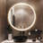 Epperly LED Round Bathroom Mirror with Bluetooth Dimmable Brightness Anti-fog Function-1777631660