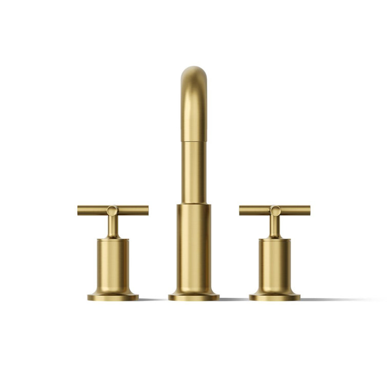 Purist® Deck-Mount Bath Faucet Trim for High-Flow Valve with Cross Handles