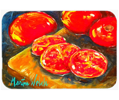 Caroline's Treasures Tomatoes Vegetables Slice It up Glass Cutting Board