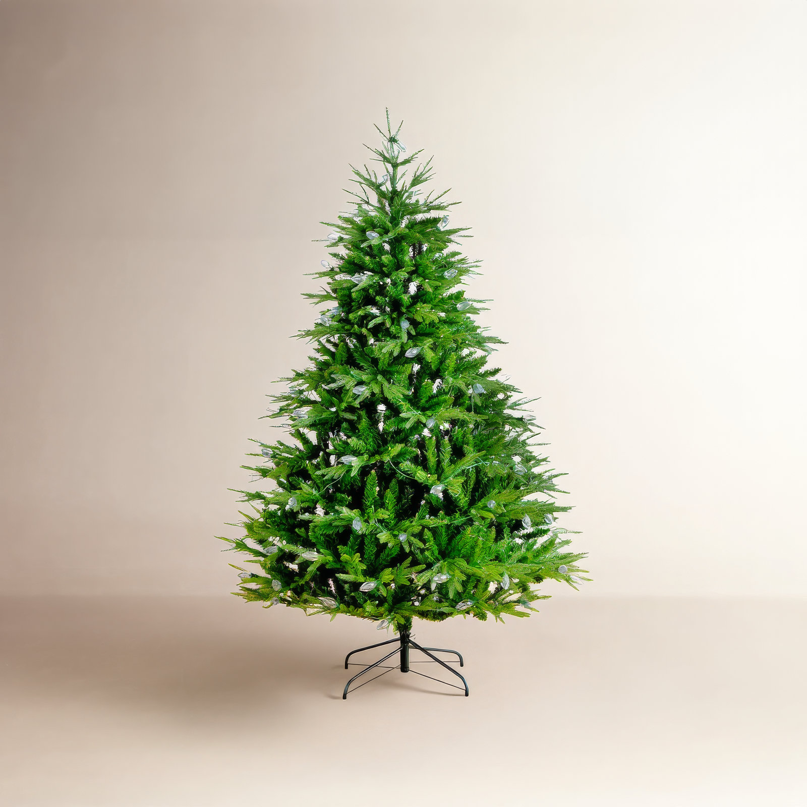 8' Pre-Lit Pine Christmas Tree, 6ft