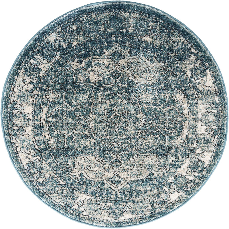 Marjelle Oriental Indoor Rug, Round 5'