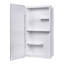 Ebern Designs Chouhan, miroir biseauté et tablettes réglables pour la salle de bain, encastrées ou en surface.-277795514-277795527-278446481