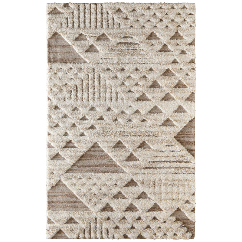 Tapis ivoire Anica, Rectangulaire 2 pi x 3 pi