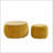 Round Storage Ottoman, 2 in 1 Function, Work as End table and Ottoman,with small seat,(25"x25"x14.7")-1325503824