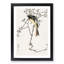 Siberian Blue-Tail Bird by Numata Kashu - Picture Frame Painting Print-55764587-55764589