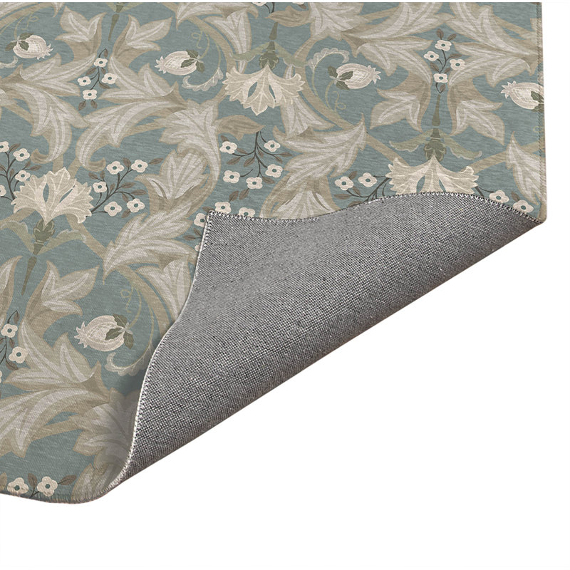 Tapis d'intérieur antidérapant Ogee Leaf, Rectangle 5 pi x 7 pi