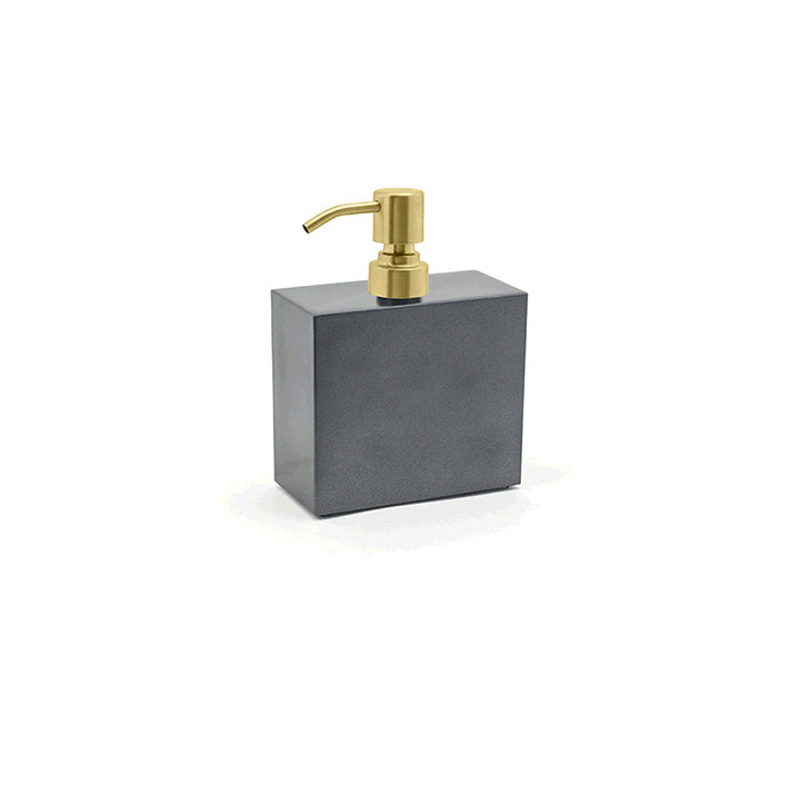 Distributeur de savon New York, Onyx / Or