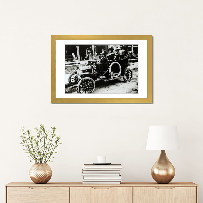 «Madam C. J., 24" x 16", Framed Paper, Doré