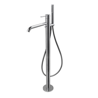 Round Tub Filler with Diverter