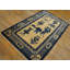 Antique Baotou Small Scatter Size Wool Blue Navy, Ivory Beige Cream White Rug