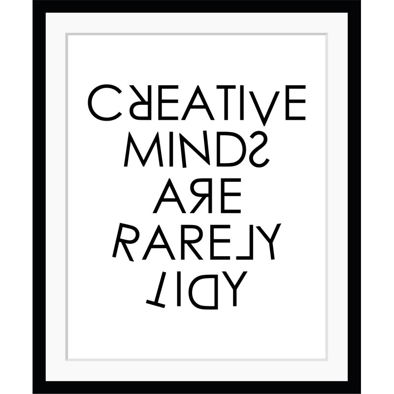 Creative Minds - Single Picture Frame Print, 50 cm H x 60 cm W