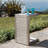 CAPE CORAL ALU C-Shaped Table-1892679030