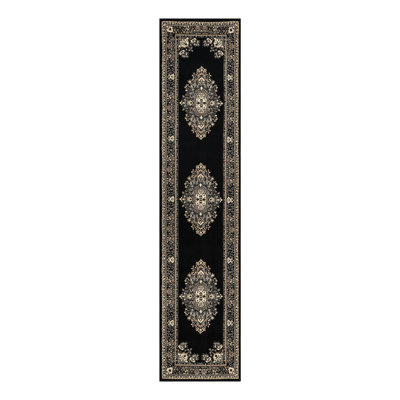 Tapis noir Balthrop
