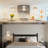 Modern Brass Pendant Light for Kitchen Island with Cylinder Frosted Glass-93467579
