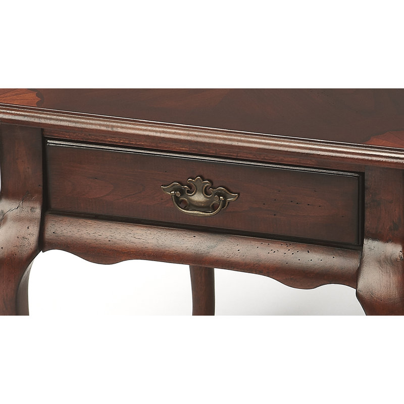 Dantre End Table with Storage, Cherry