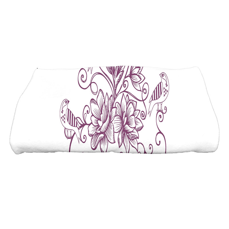 Everill Bath Towel, Purple