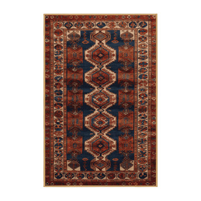Tapis brun turc lavable à la machine