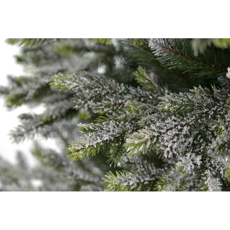 LUGANO Frosted Snow PE/PVC wood stand, 7.22 ft