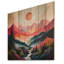 Charel Pastel Bold Sunset Landscape V sur impression sur bois-1556492372