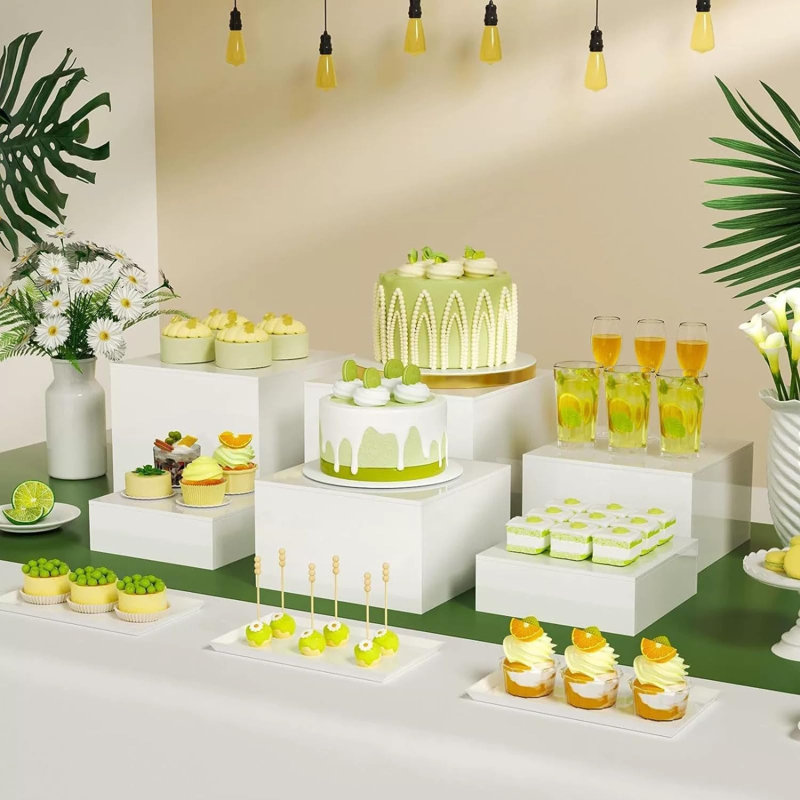 6Pcs Buffet Risers Food Risers