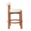 Chaise de bar en acacia Lucas