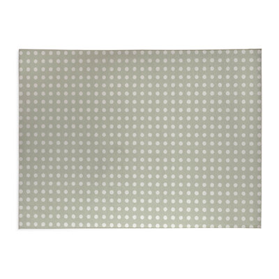 Tapis de bureau léger à pois