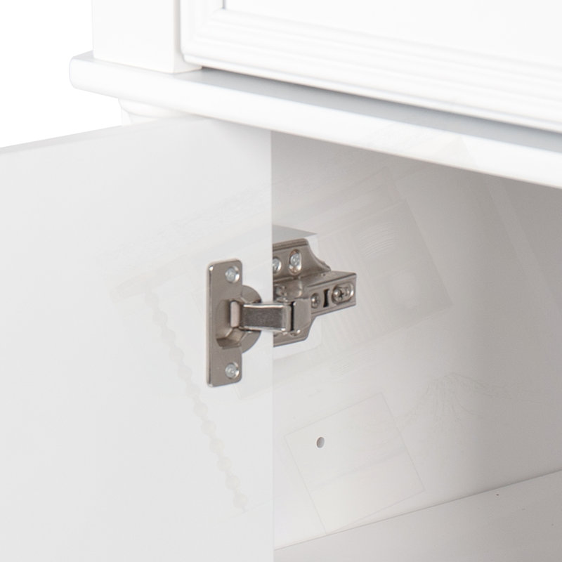 27.8" Bathroom Cabinet without Sink, White