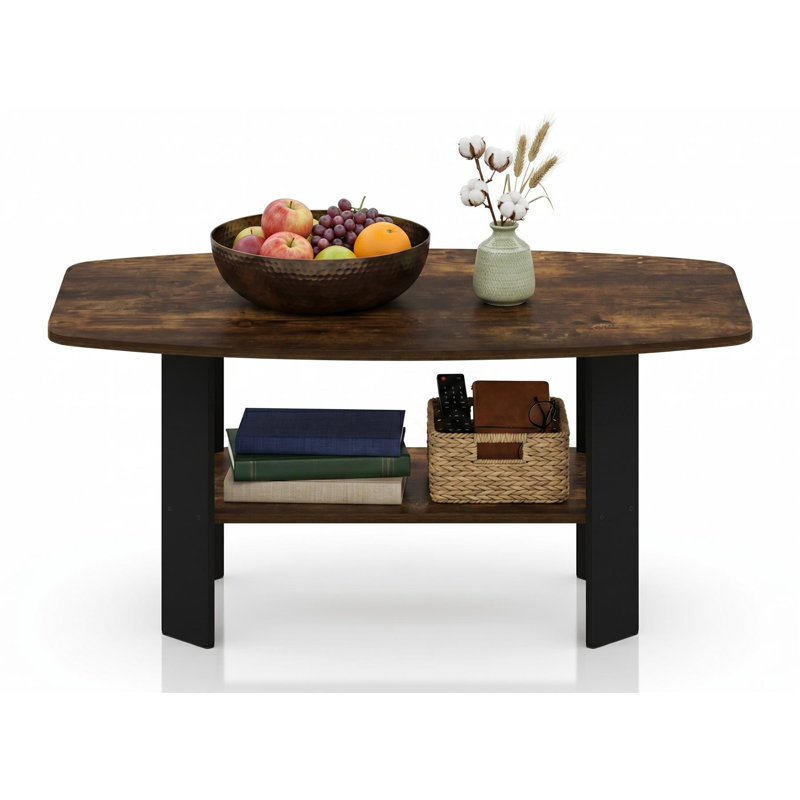  Table de salon simple avec plateau ouvert, H 16 po x l 36 po x P 22 po