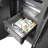 ZLINE Autograph Edition 24 in. 12.4 cu. ft. Column Freezer with Graphite Gray Interior and Matte Black Accents-111693796