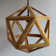Chetek 1 - Light Oil Geometric Pendant