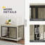 Furniture Style Crate with 3 Doors