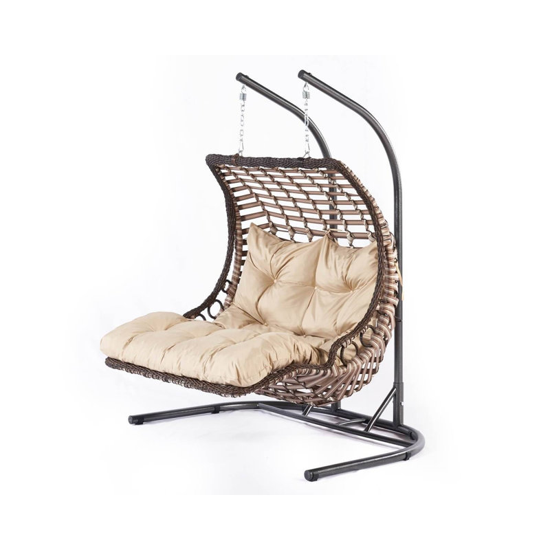 Readlyn Double Swing Chair with Stand
