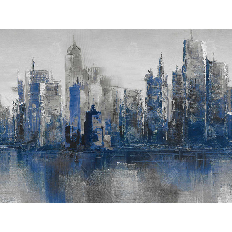 Melancholy City - Toiles de villes industrielles pour la décoration intérieure