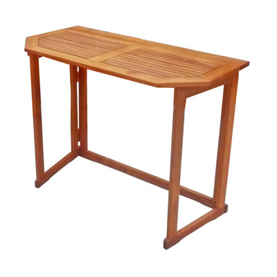 Rectangular Wood Outdoor Balcony Table , 100cm cm W 50cm cm D
