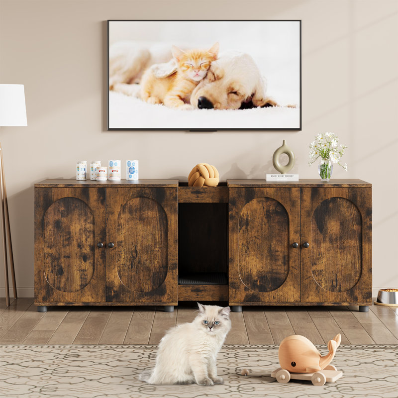 Wood Litter Box