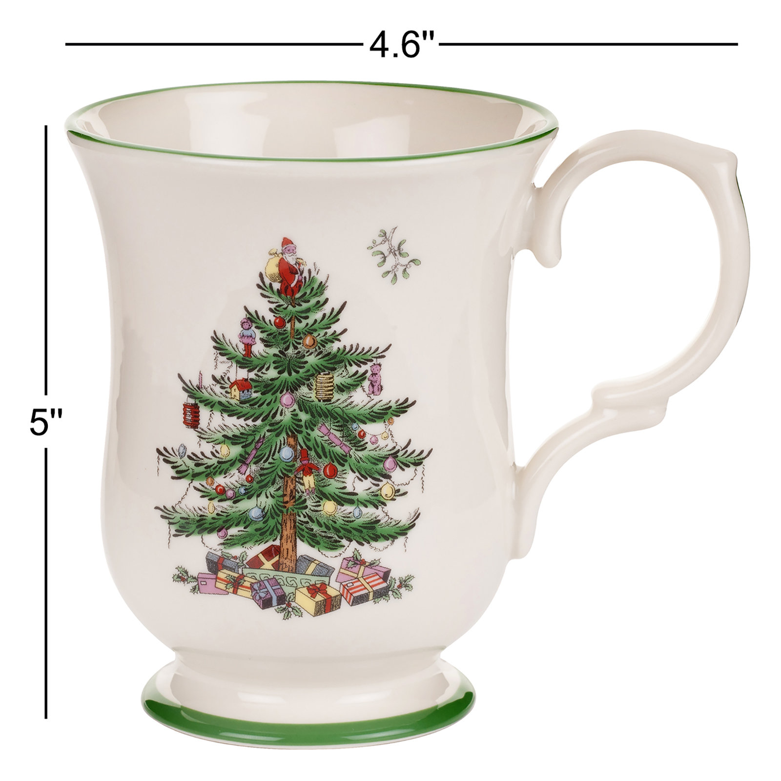 Spode Christmas Tree Serve Romantic Coffee Mug
