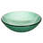 Eden Bath 16.75'' Green Tempered Glass Circular Bathroom Sink