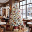 Arbre de Noël en pin givré-1736354834