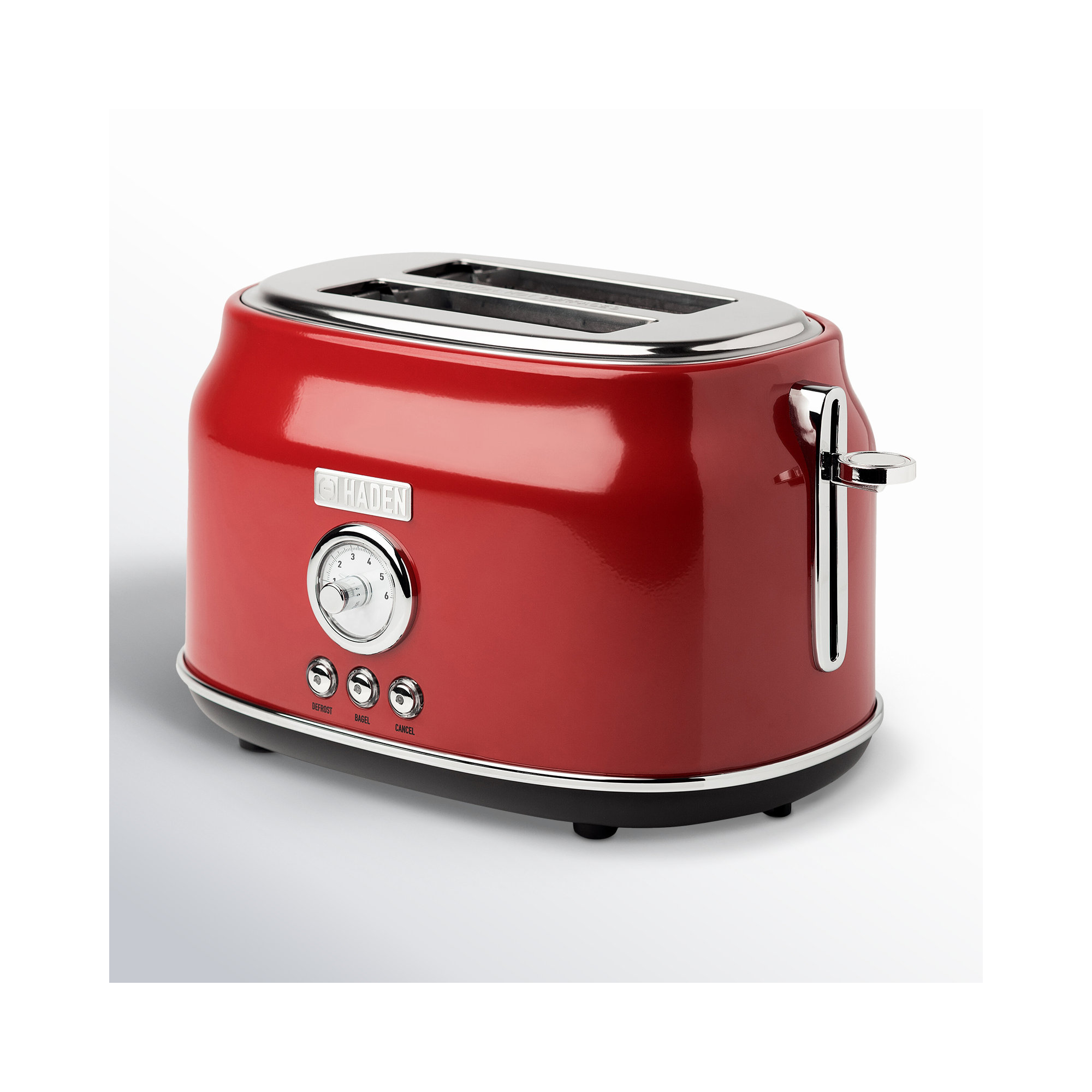 Dorset 2 - Slice Toaster, Red
