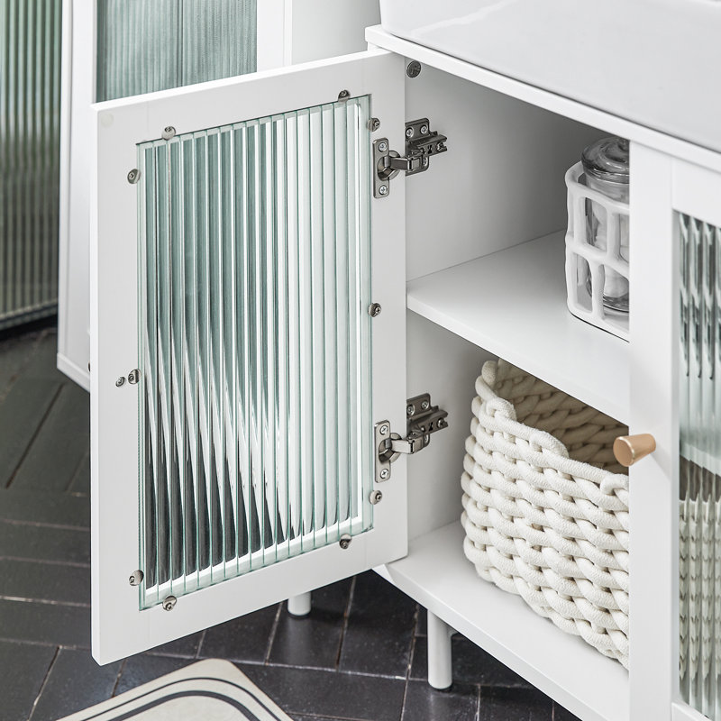Tejal Floor Mounted Bathroom Storage Cabinet