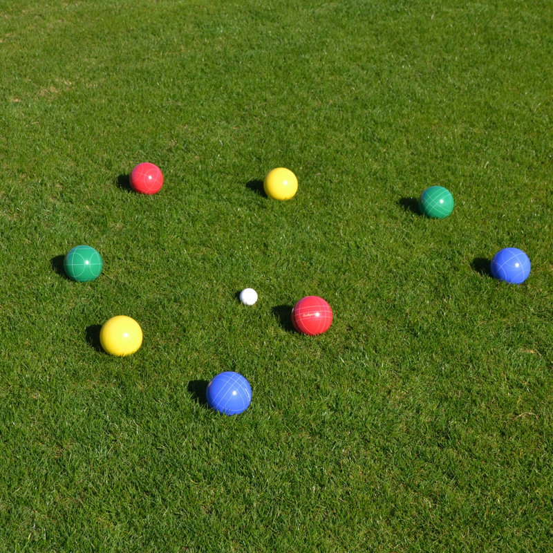 GoSports Multicolor Resin Bocce Ball Set with Carrying Case