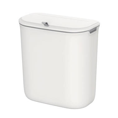 ColorLife 2.4 Gallons Plastic Manual Lift Trash Can