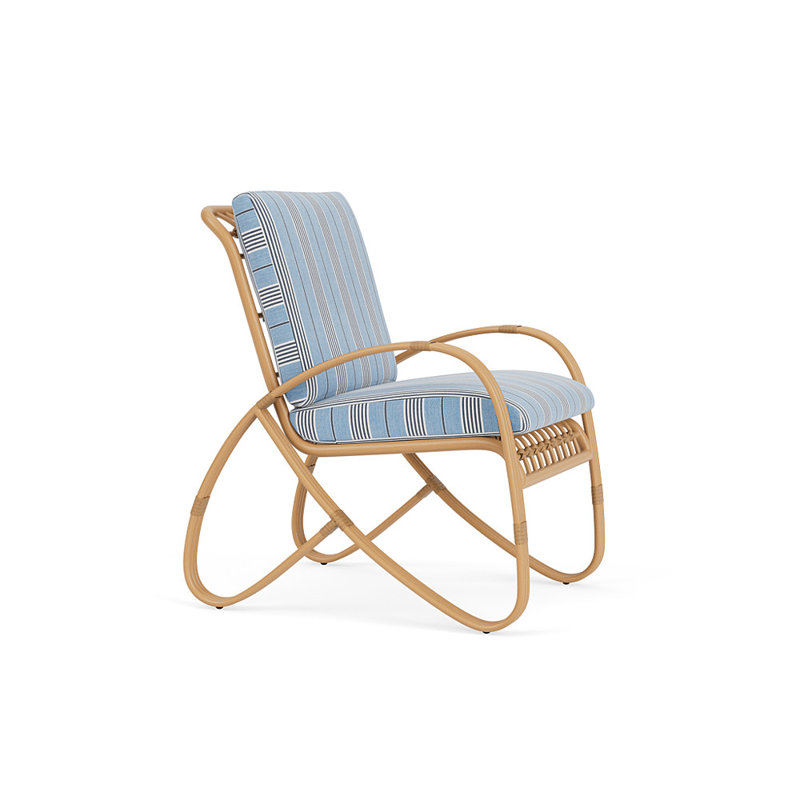 Riviera Outdoor Lounge Chair, Hansen Sky