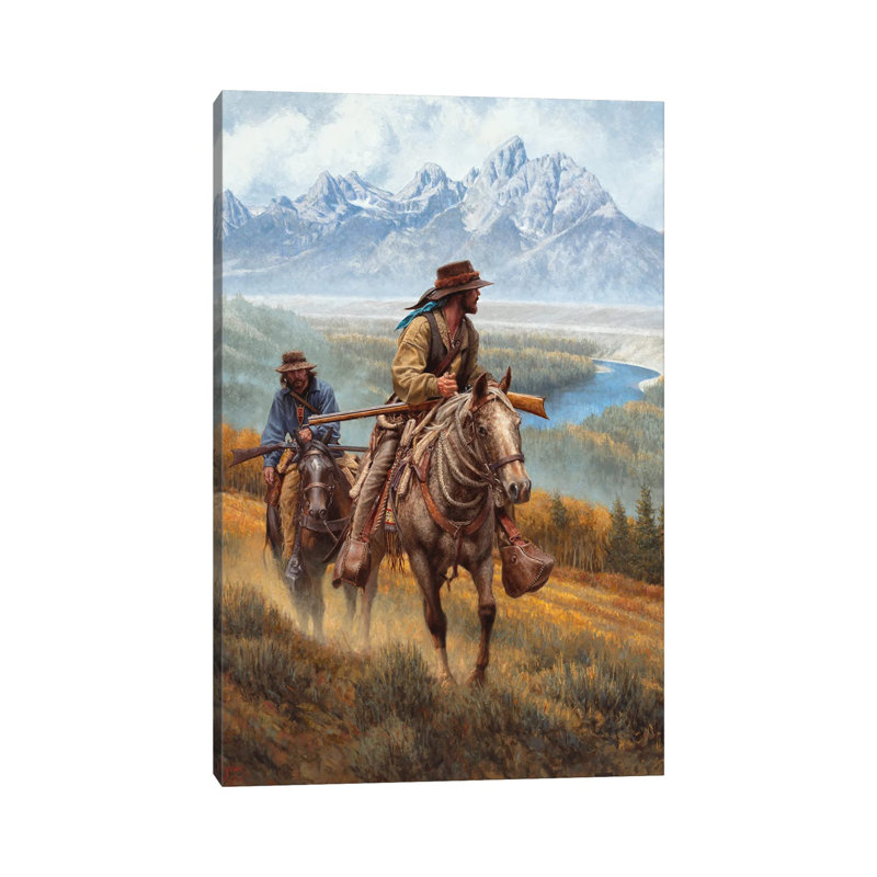 Season Of The Mountain Men by Joe Velazquez - Gallery-Wrapped Canvas Giclée on Canvas, 45.72 cm H x 30.48 cm W