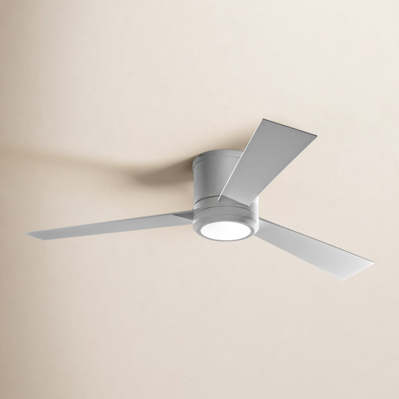 Rodrick Ceiling Fan with LED Lights, 56 inches, Matte White