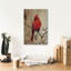 "Epic Graffiti" Regal Cardinal "par Jim Brune, art mural sur toile, 12 po x 18 po-117052664