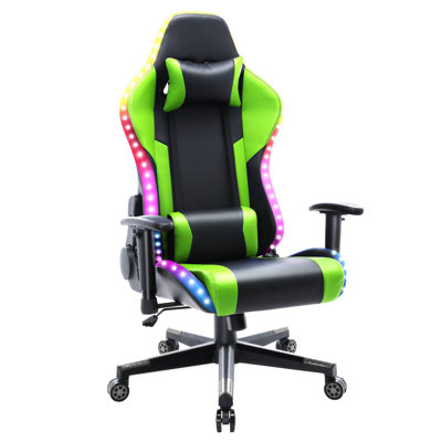 Fauteuil de jeu RVB à DEL